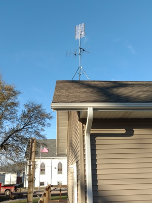 antenna on house